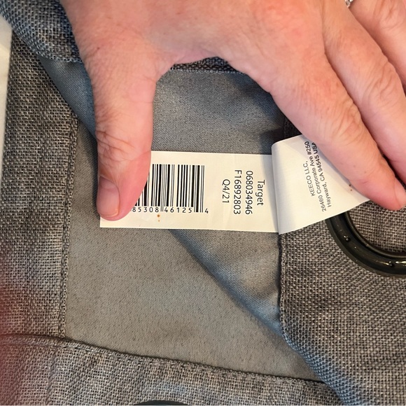 Grey Target Curtain - Picture 3 of 4